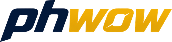 phwow brand logo for Philippines gaming platform